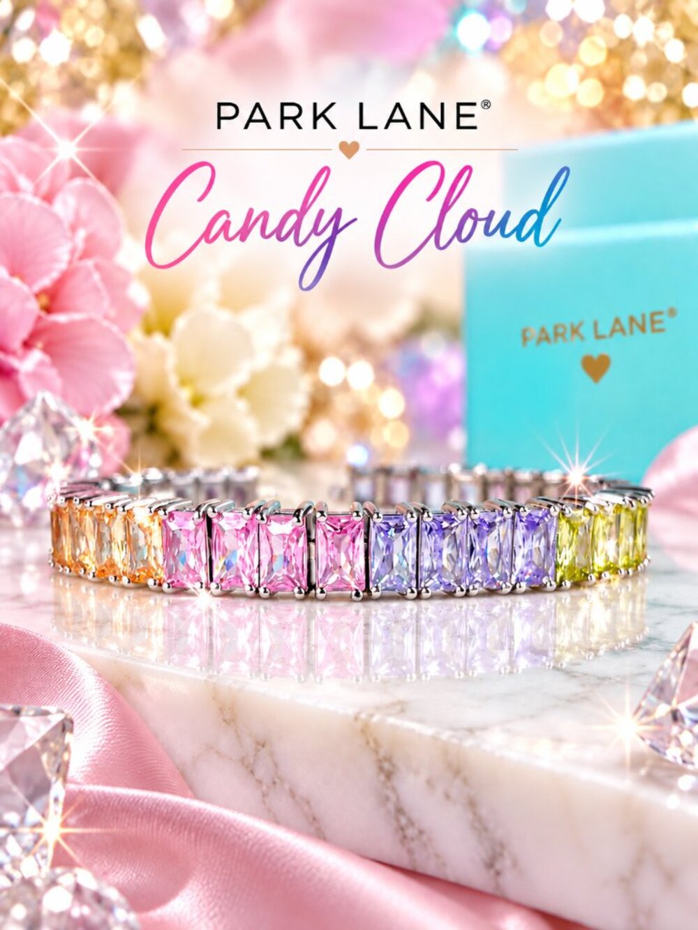 Park Lane Candy Clouds Beautiful Impression Tennis Bracelet